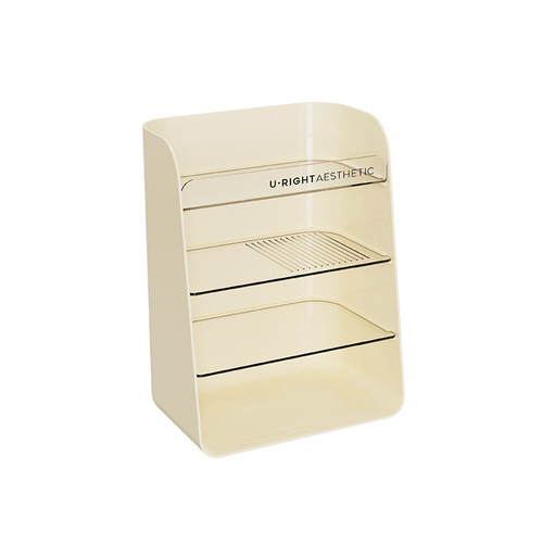 Bathroom desktop cosmetics storage rack, light luxury multi-layer storage box, bedroom dressing table storage and organization rack