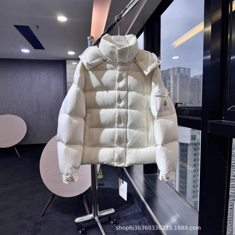 蒙家25秋冬新款四色男女同款经典雾面玛雅连帽羽绒服休闲保暖外套|undefined