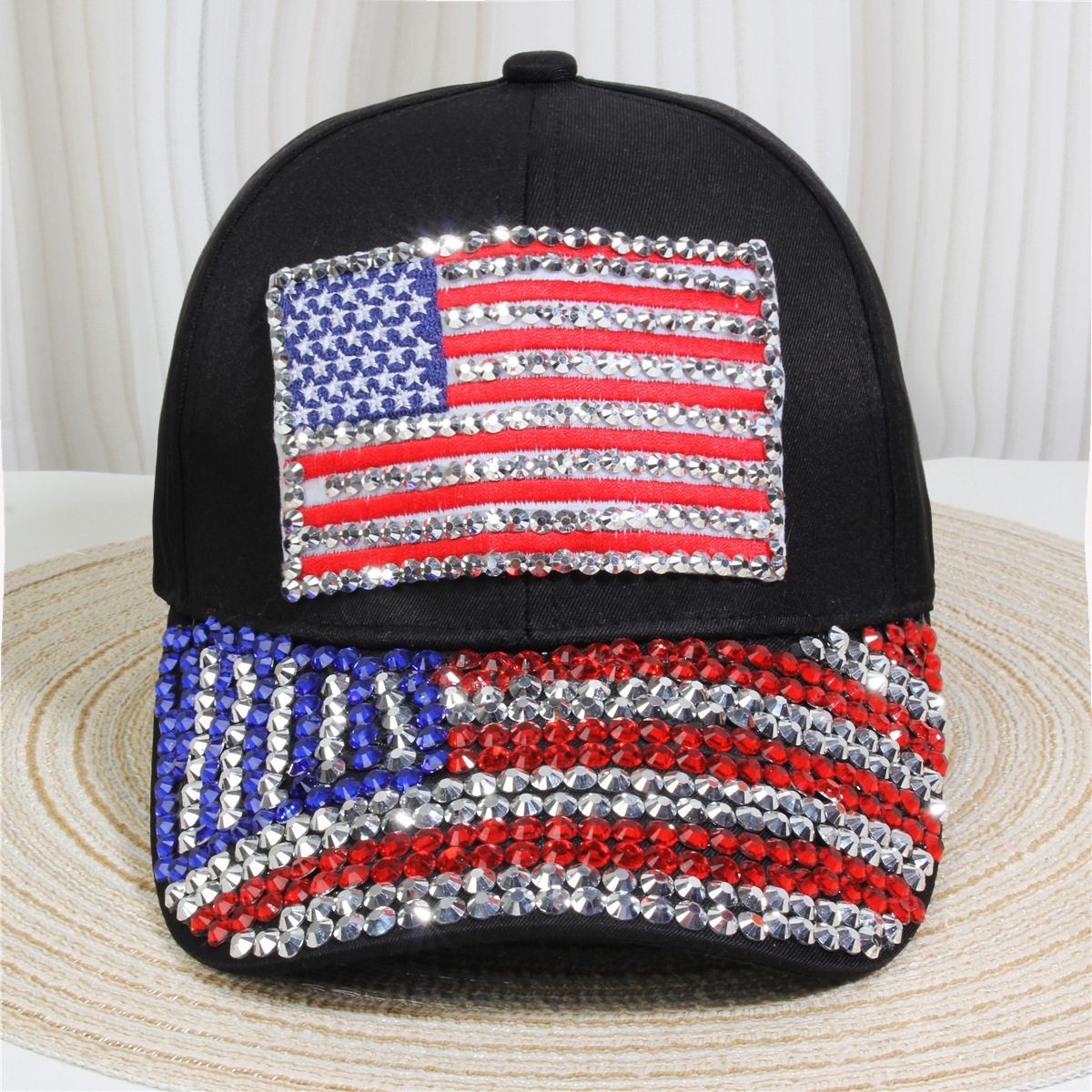 147g Weight Baseball Cap Hats Type Daily, Street Occasion Denim Material Letter, Usa, Butterfly Pattern All Seasons Season Unisex Gender Simple Style, Classic Style Style Curved Eaves Rim Unisex Simple Style Classic Style Letter Usa Butterfly Curved Eaves Baseball Cap 2
