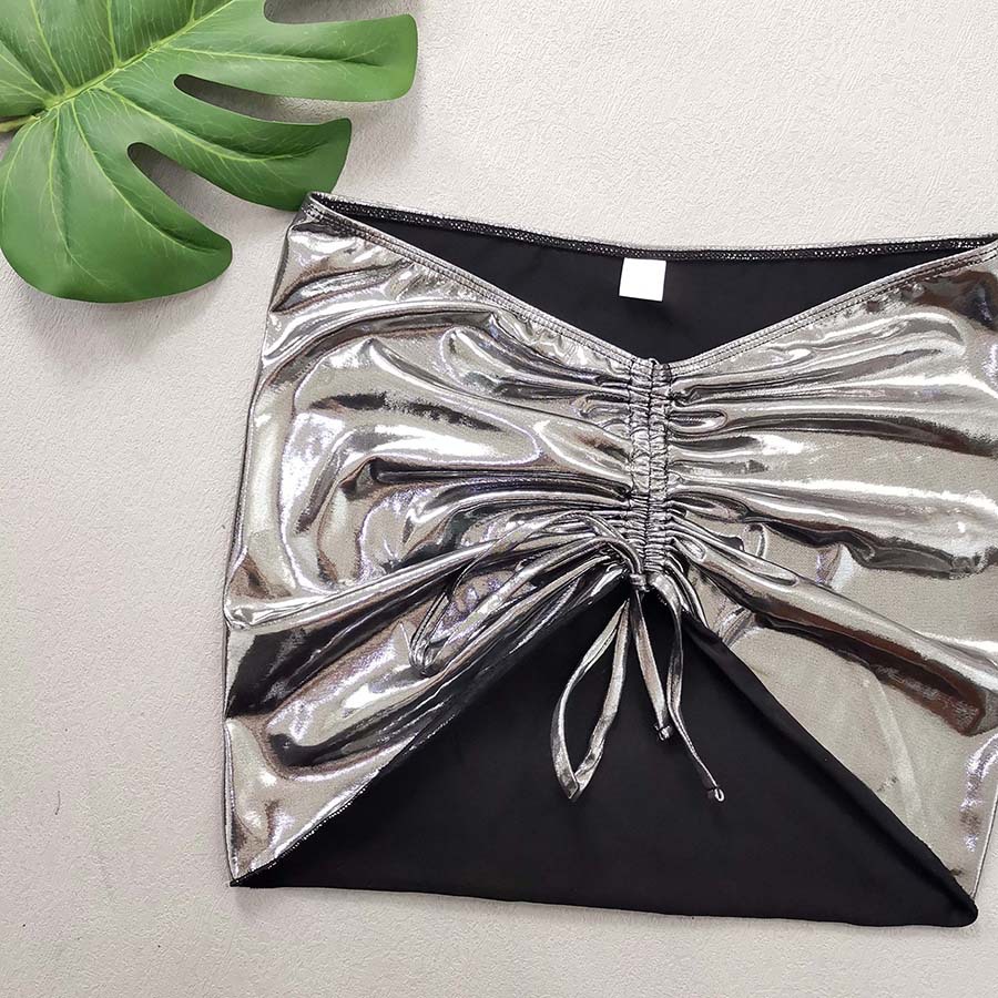 140g Weight Sleeveless Sleeve Length Polyester Fabric Type Skirt Co-ord Set Sets Type 3 Pieces Set Quantity Swimming, Sports Occasion 3 Pieces Set Neckline Regular Fit Fit Type Solid Color Pattern Women's Gender Sexy Style Women's Sexy Solid Color 3 Pieces Set Bikinis Swimwear 14