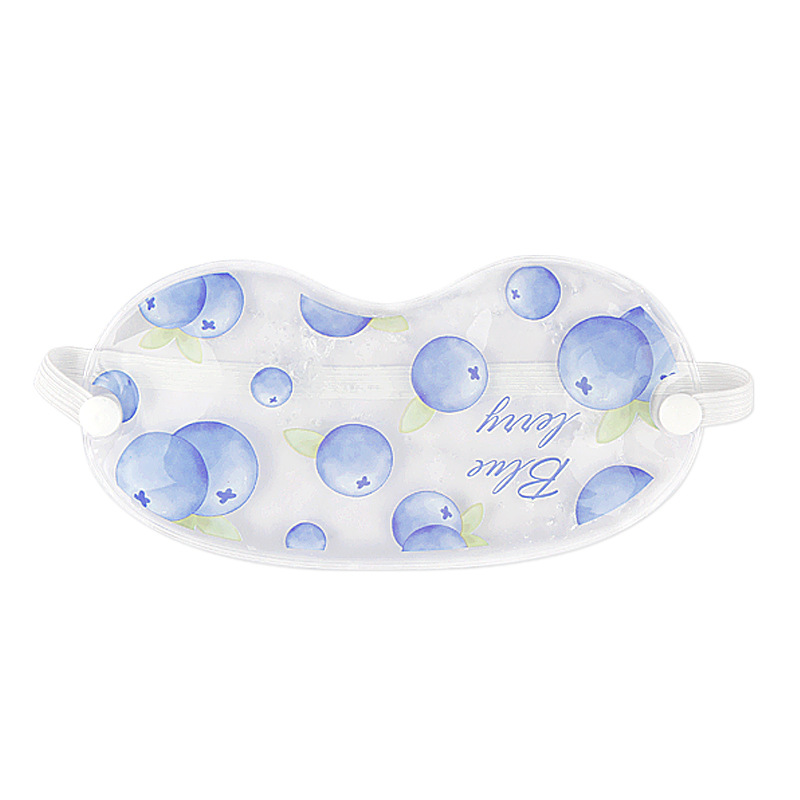 아이스 아이 마스크-투명 블루 베리