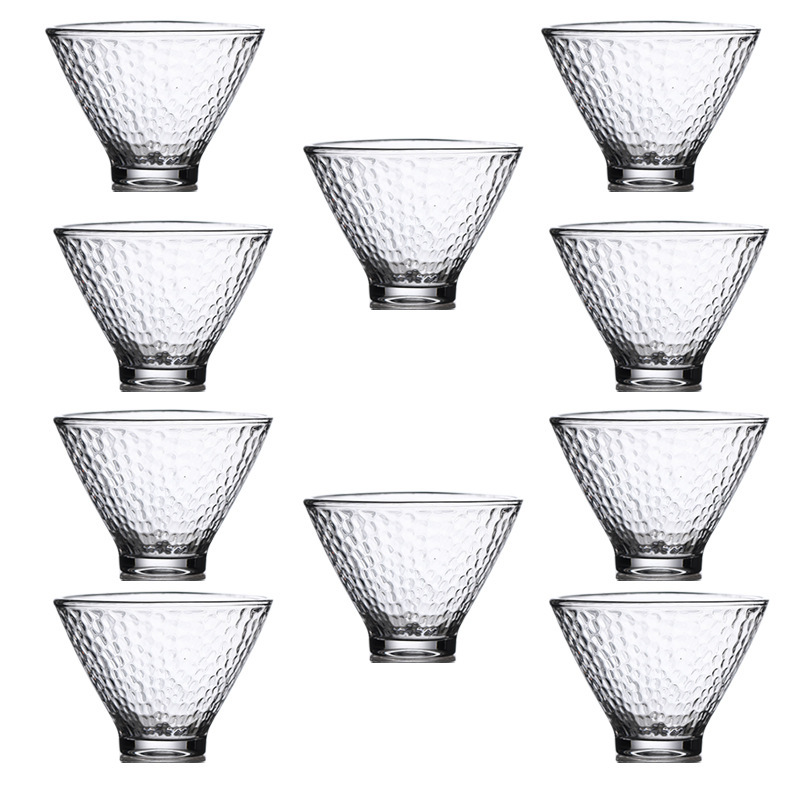 Taza de té de vidrio de estilo japonés taza de té pequeña taza de cristal transparente taza de té de Kung Fu taza de té del hogar taza de té pequeña