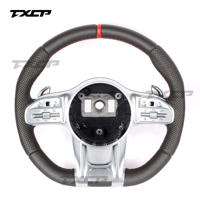 Suitable for Mercedes-Benz A/C/E/G/S/E-class GLC GLAW205W204 modified and upgraded genuine leather car steering wheel