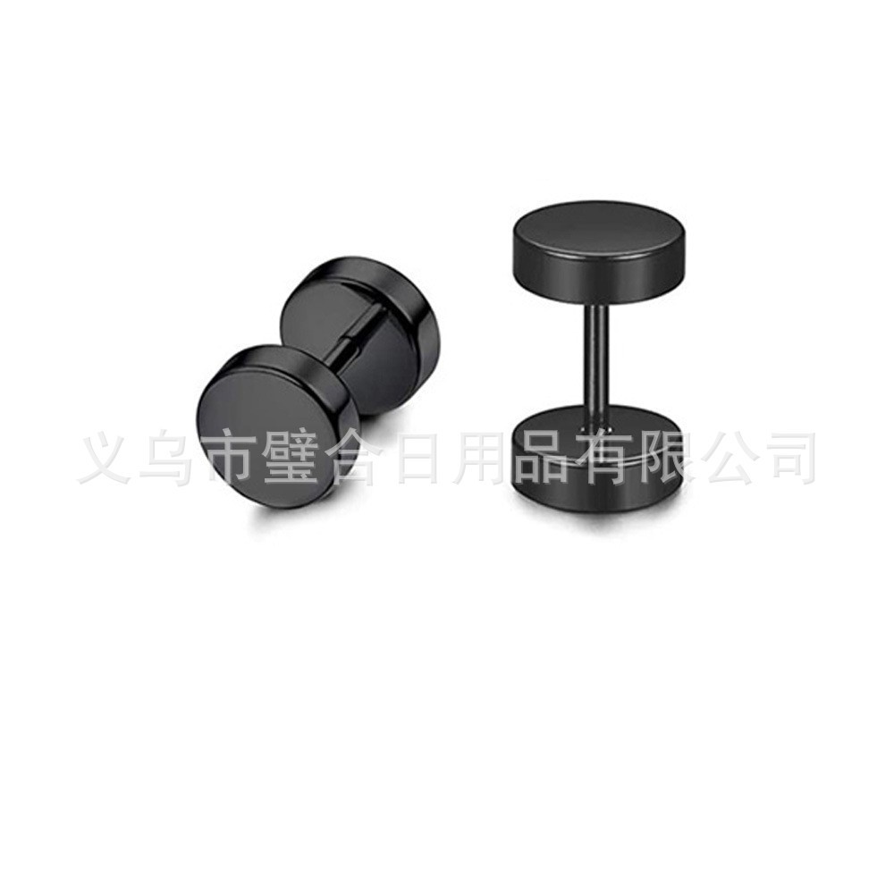 2022 nueva moda de los hombres de moda de las mujeres solo negro de titanio de acero