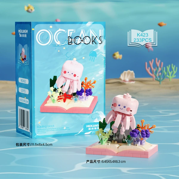 K423 Ocean Note-Jellyfish-233PCS