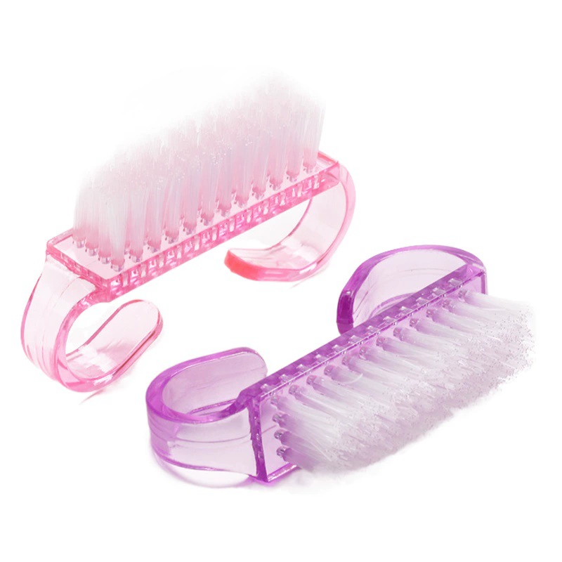 Маникюрные инструменты и принадлежности, маленькая рожковая щетка, роговой лак для ногтей, специальная чистящая серая многослойная кисть, прямая продажа с фабрики