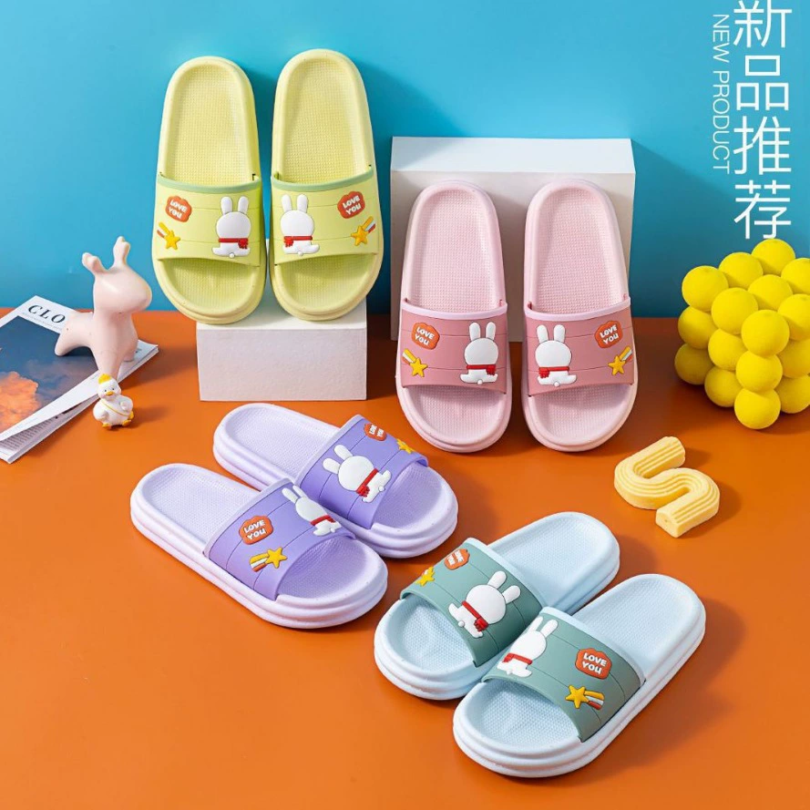 Новые домашние милые сверхлегкие Нескользящие немые модные домашние сандалии и тапочки для пар, домашние сандалии и тапочки с героями мультфильмов