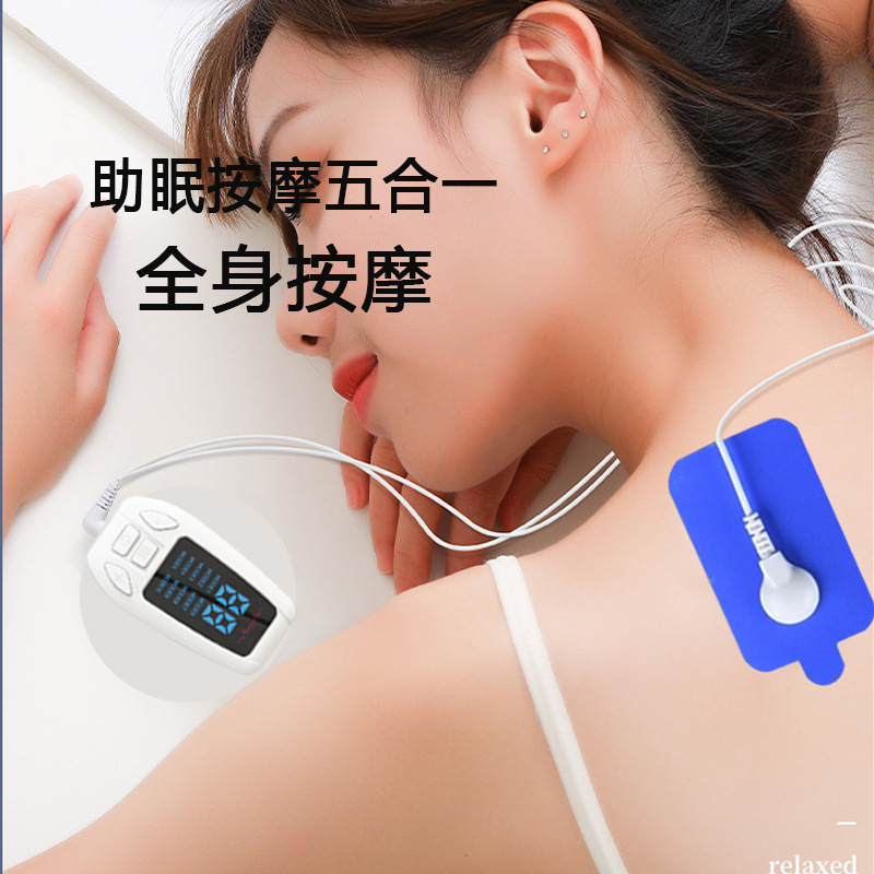 Amazonスマート睡眠器具、多機能デュアル出力経絡マッサージ器具、イヤークリップ睡眠補助装置、体内時計調整|undefined
