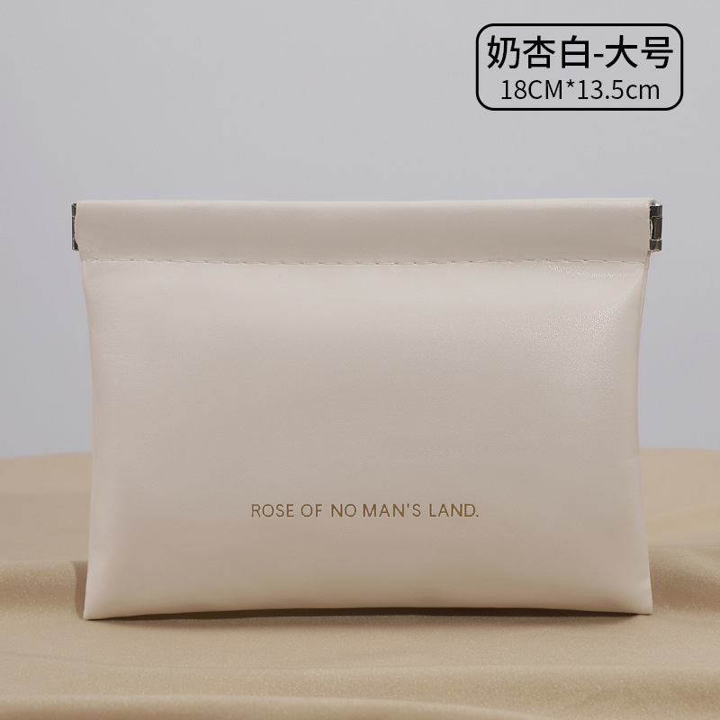シンプルなクローズドシャーリングバッグミニ PU ヘッドフォン収納袋キャンディーカラーコインバッグ小銭入れ口紅収納袋|undefined