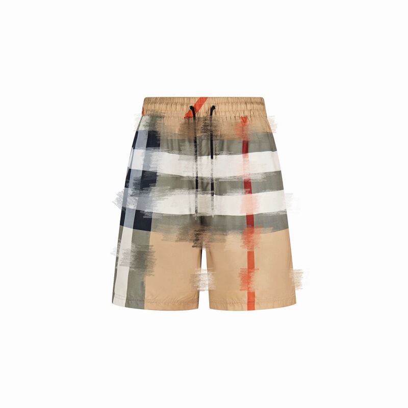 Cross-border BBR new classic large checkered trendy brand beach shorts with drawstring, quick-dry casual sports shorts Cross-border BBR new classic large checkered trendy brand beach shorts with drawstring, quick-dry casual sports shorts