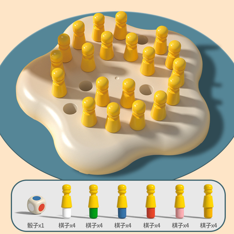 Niños estereoscópicos rusos padres-hijos memoria interactiva tablero de ajedrez puzzle juegos de mesa de entrenamiento de pensamiento lógico juguetes