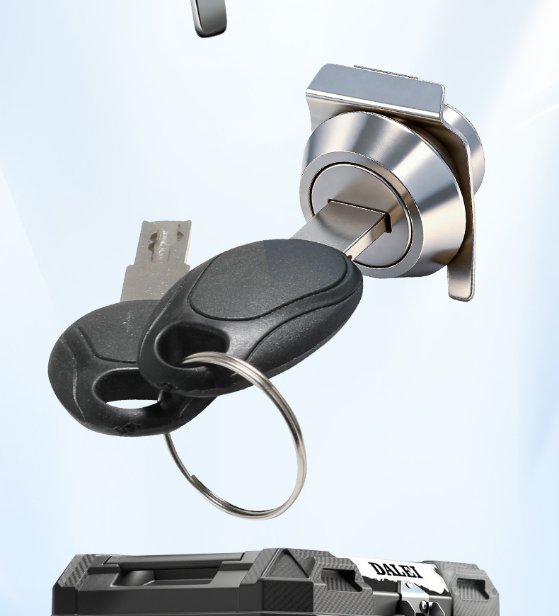 Alloy Tail Box Lock Core Lock Buckle Motorcycle Electric Vehicle Three-Box Side Box Universal Anti-Theft Lock Core Tail Box Accessories
