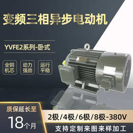 衡水电机厂家大量销售YVF2-2极3KW-90KW变频三相异步电机