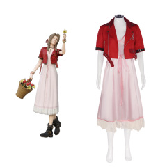 ファイナルファンタジーcos服エレスコスプレ実写キャスティングアリスピンクスカートスーツ