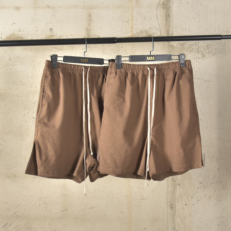 Niche Designer Ro Style Dark Knit Korean Linen Casual Shorts Summer Unisex Shorts Trendy Hong Kong