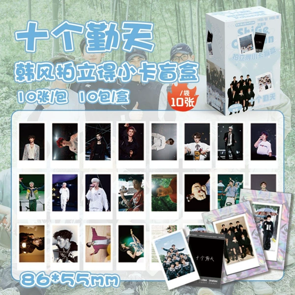 Ten days of hard work: [1 box of Polaroid blind draws, 10 bags]