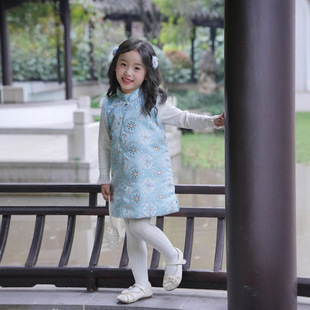 Guo Feng Sister одеваются новый китайский новогодний хлопковый кардиган