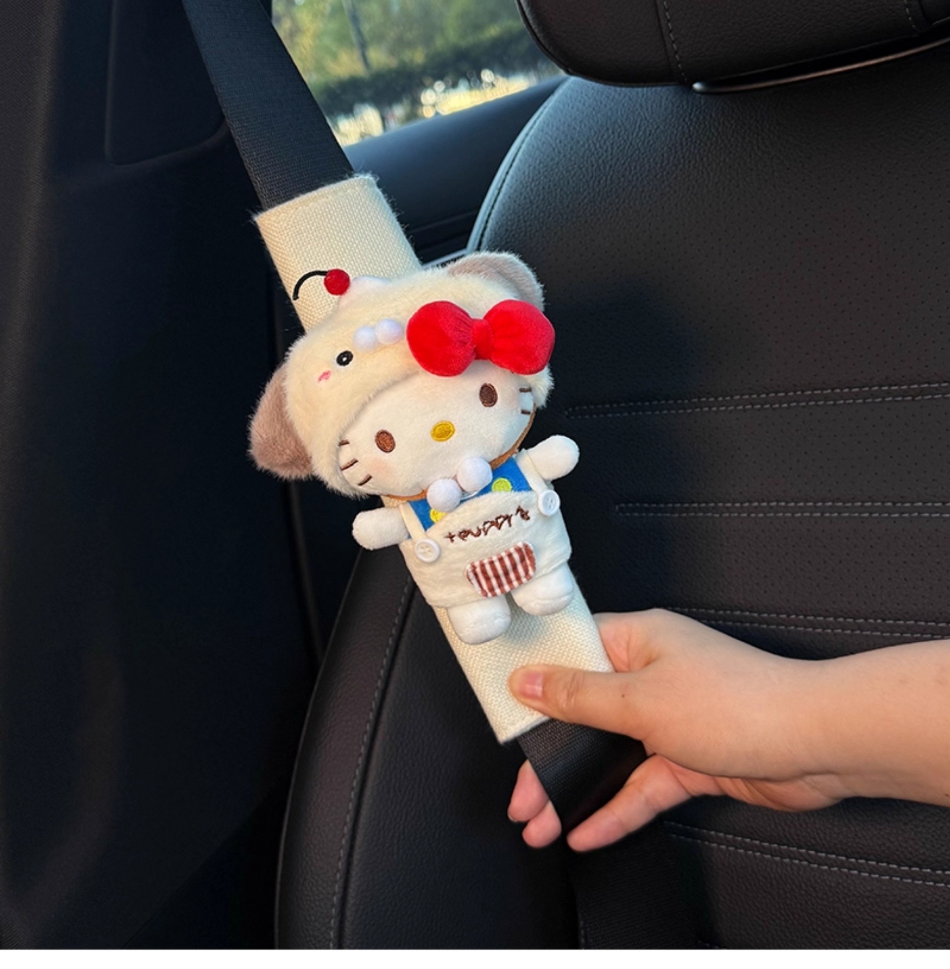 2026 New Model Car Seatbelt Shoulder Pads, Car Interior Seatbelt Decoration, Anti-Wear Clothing, Couple Set, Goddess Style