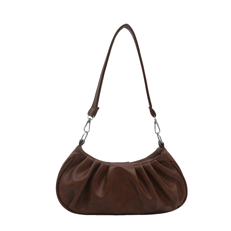 Bolso de nube para mujer 2025 nuevo bolso plisado de moda de moda bolso de axila versátil de gran capacidad bolso de un solo hombro de nicho