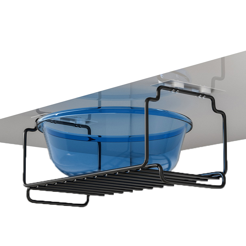 Bathroom washbasin storage shelf bathroom suspension -free punch…