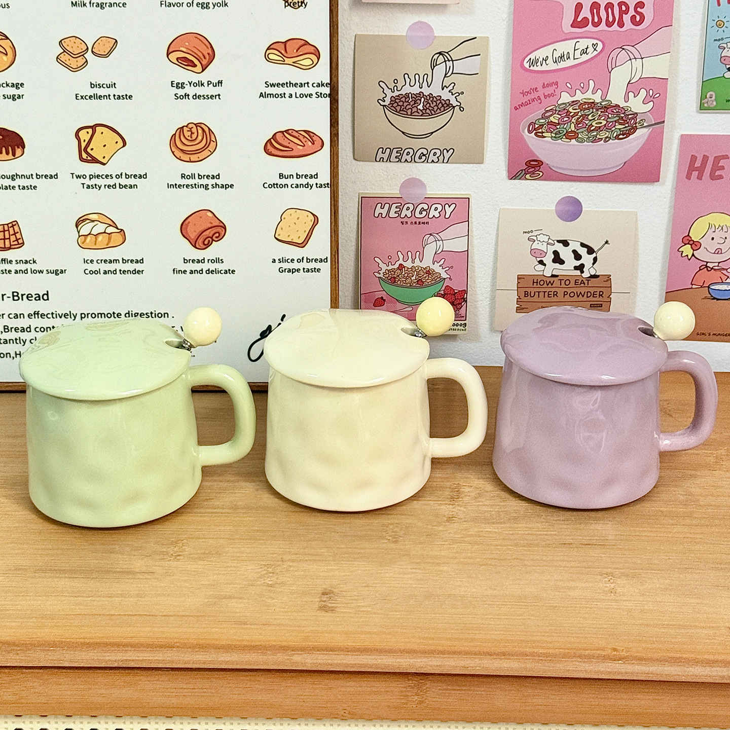 Taza de cerámica de color esmaltado regalo de cumpleaños nicho de diseño taza de alto valor facial para niñas taza de agua casera pareja