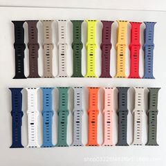 適用アップルシリカゲルs9金剛角バックルiwatch456789seスポーツultra 2腕時計バンドメーカークロスボーダー
