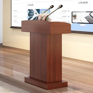 Solid Wood Host Desk, Concierge Welcome Desk, Reception Desk, Podium, Lecture Table, Lecture Table for Training Classes