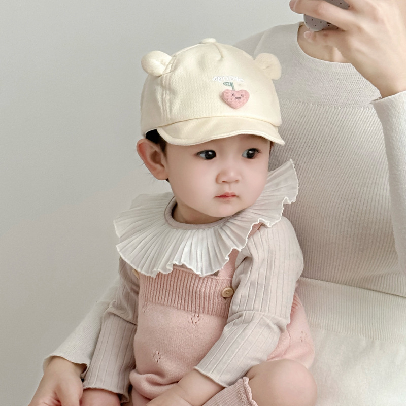 Sombrero para bebés primavera y otoño delgado lindo bebé bebé super lindo sombrero fetal recién nacido sombra solar verano invierno