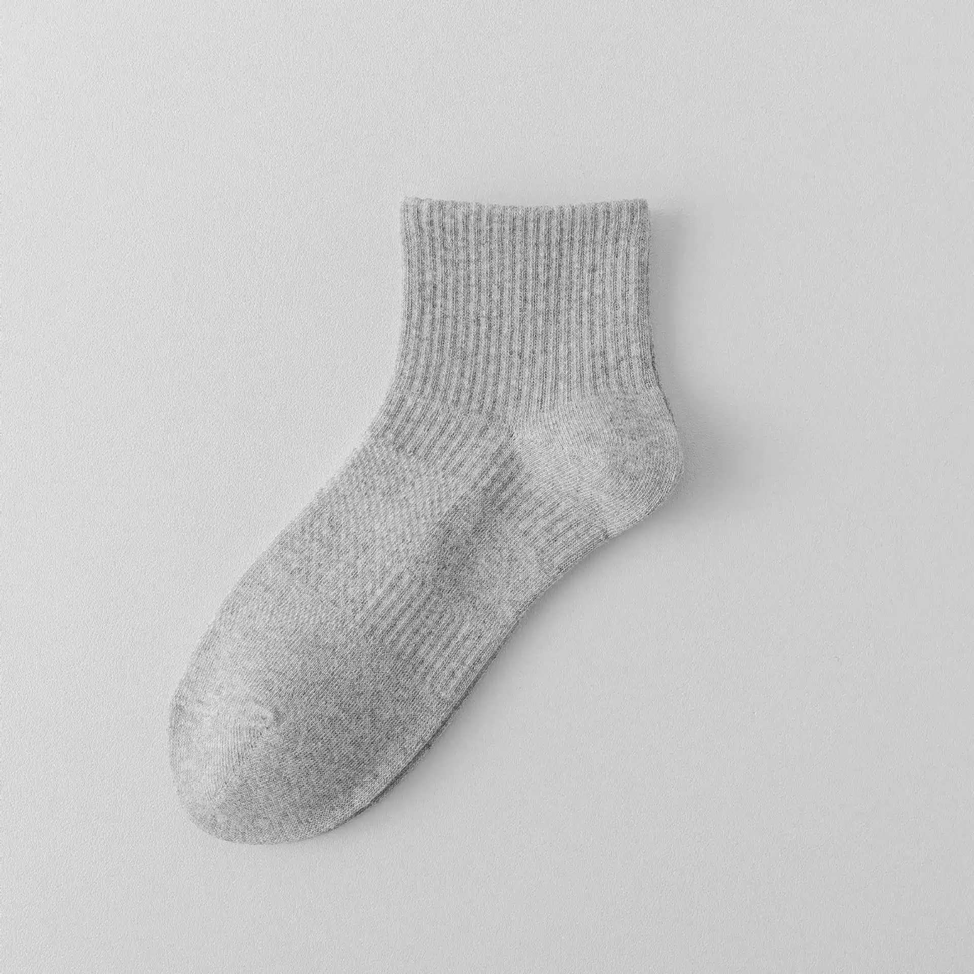 Men's Cotton Knee Socks, Demi-Season Breathable, Deodorized & Sweat-Absorbent, One Size
