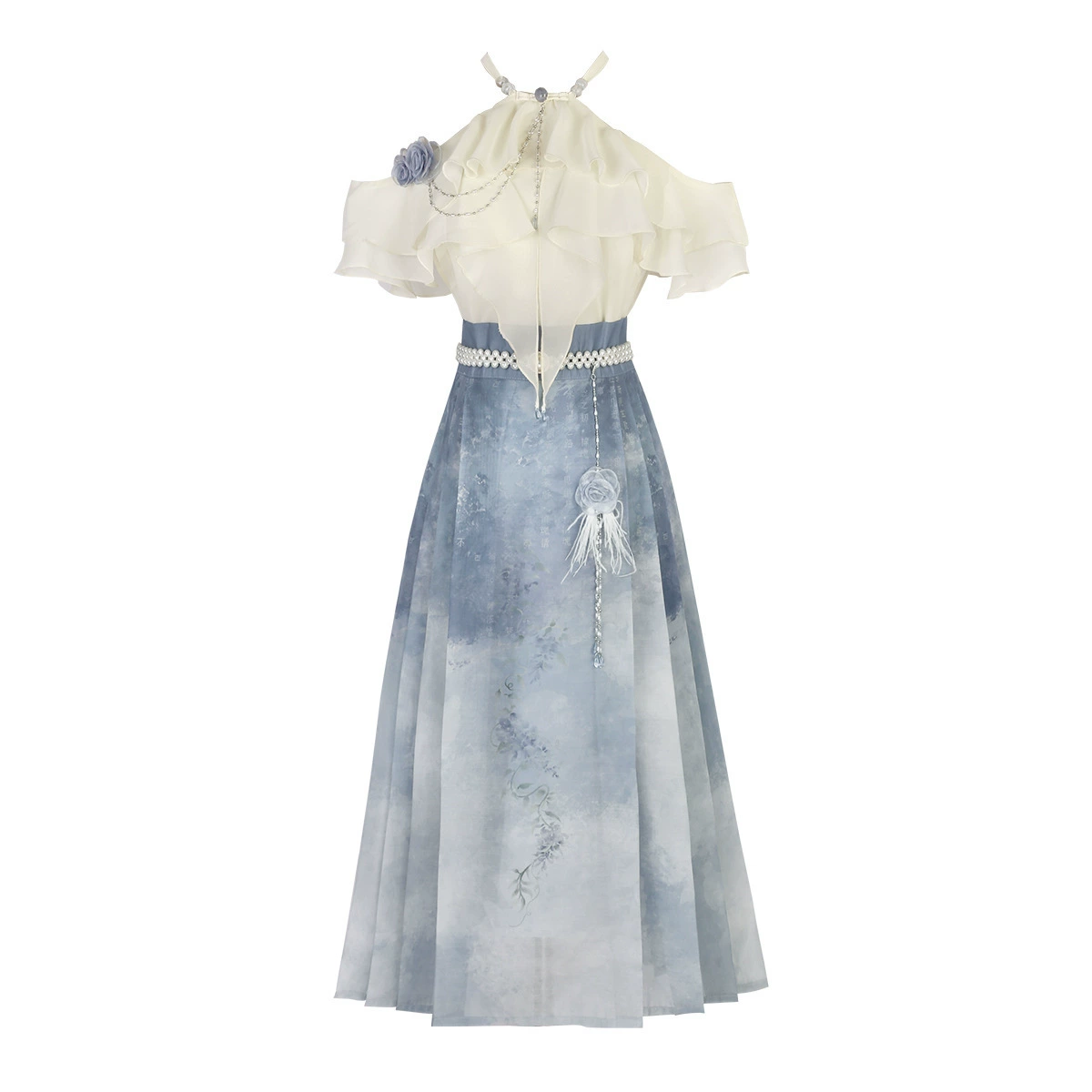 Genuine design Hanfu, skirt, set, Chinese style