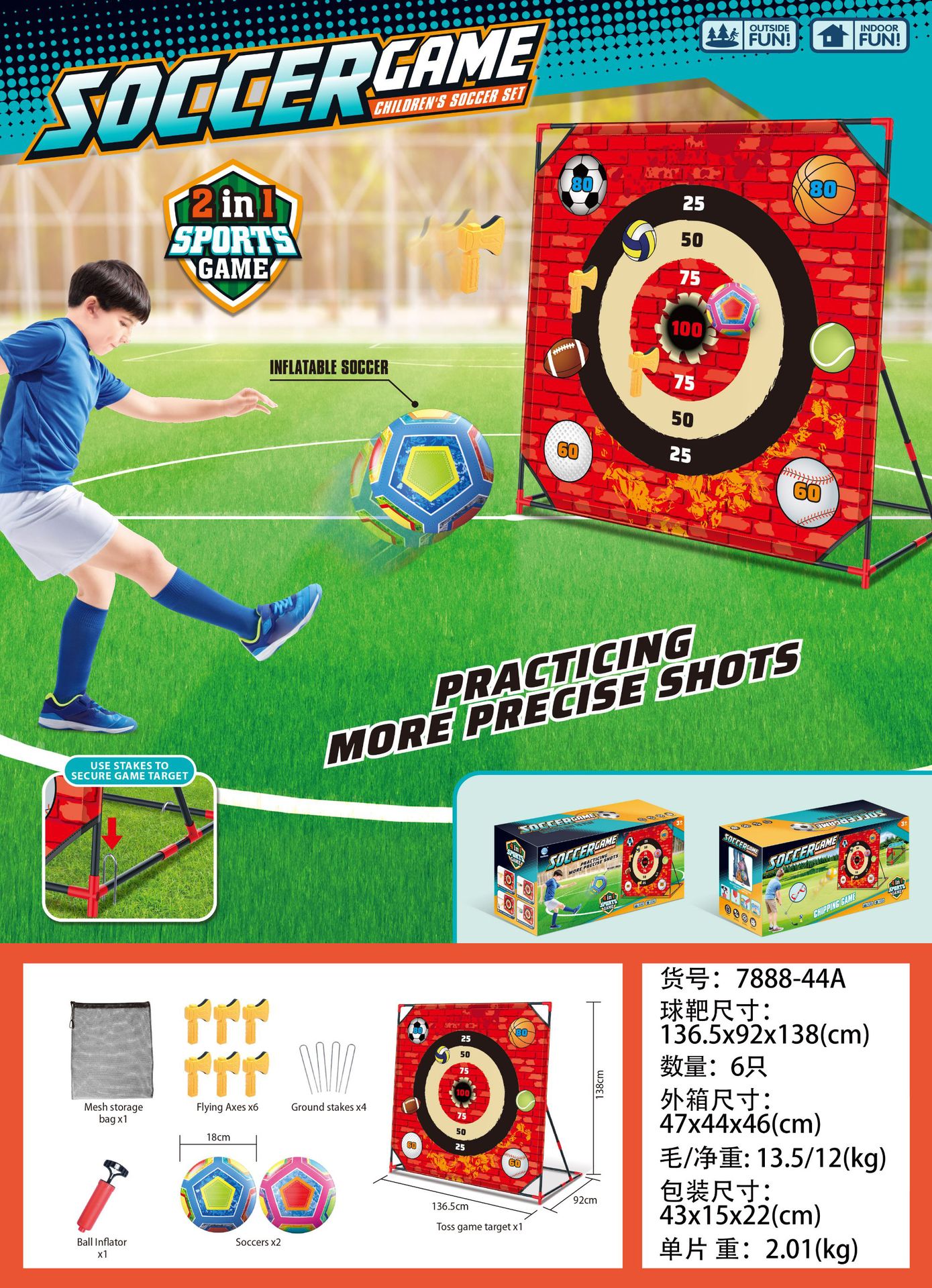 Fabricante de origen 40 juegos de alfombrillas de golf, práctica de objetivos para interiores y exteriores, juguetes deportivos de golf de ocio