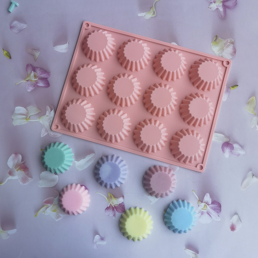 Silicone 12 muffins 142 chocolate molde de silicona molde de postre decoración de pastel utensilios de cocina para hornear