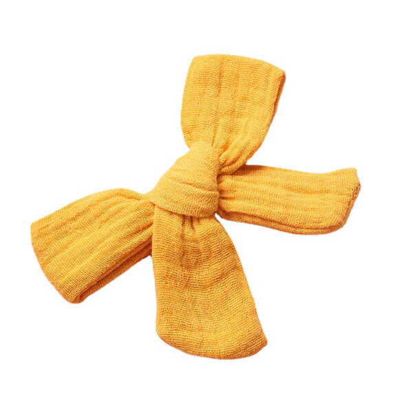 Cotton children's hairgrip with bow