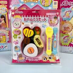 日本咪露布丁喂食玩具套装兔子便当盒小熊便当拉面仿真过家家玩具