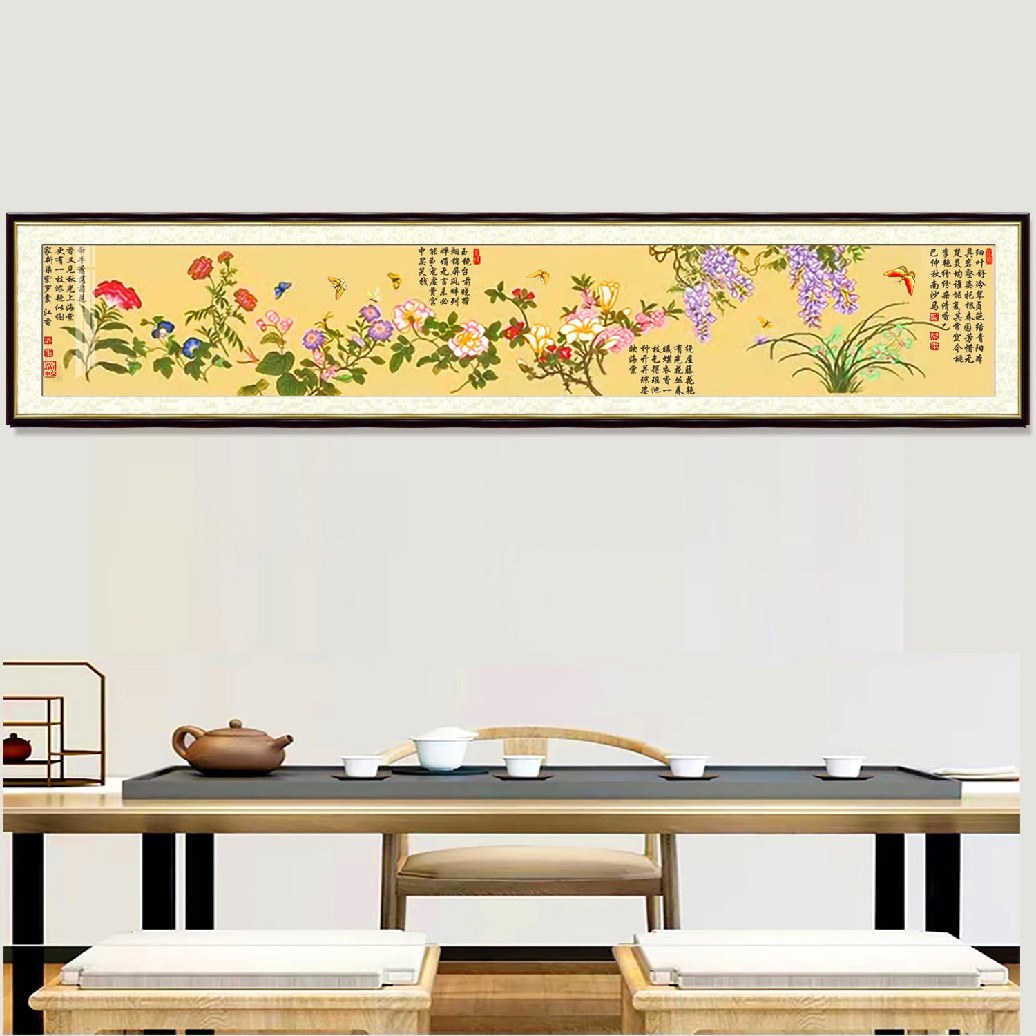 Punto de Cruz Real Mona Lisa, Patrón Floral, Tela Gu Juan, Estilo Chino Tradicional, Nuevo Punto de Cruz de Alta Gama para Sala de Estar
