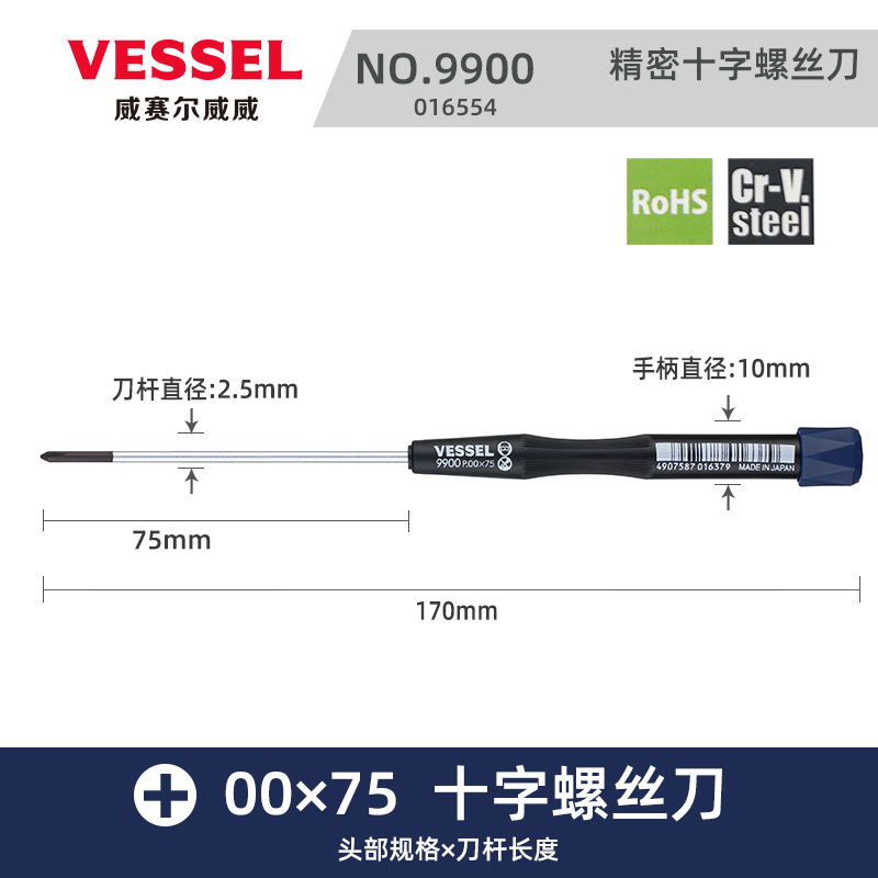 Cruz PH00x75 mm
