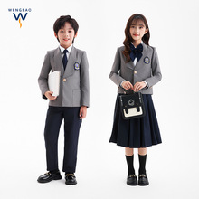 秋季新款学院风幼儿园园服小学生校服套装英伦风西装班服厂家直发