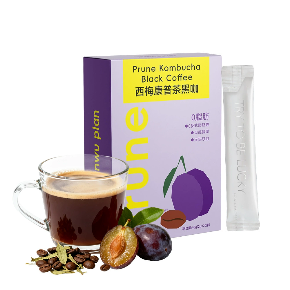 Hot and cold coffee plum juice, American style