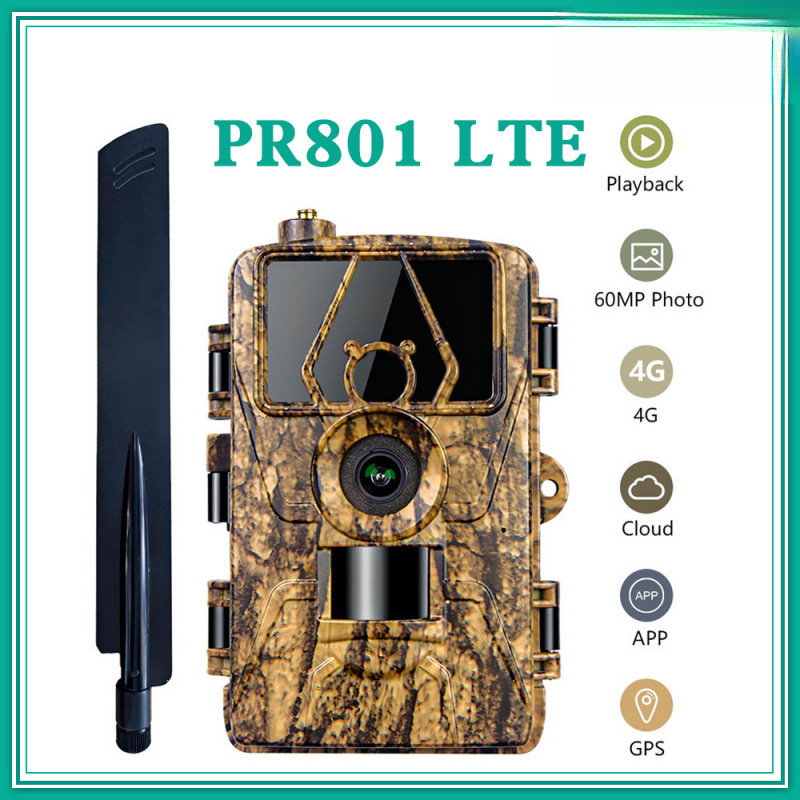 Cámara infrarroja 4G monitoreo inalámbrico remoto al aire libre HD cámara de caza al aire libre impermeable