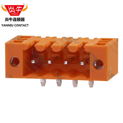 3.5mm炎牛魏德米勒接线针座PCB接线端子YN2EDGJRM/KF/BL3.50/90F
