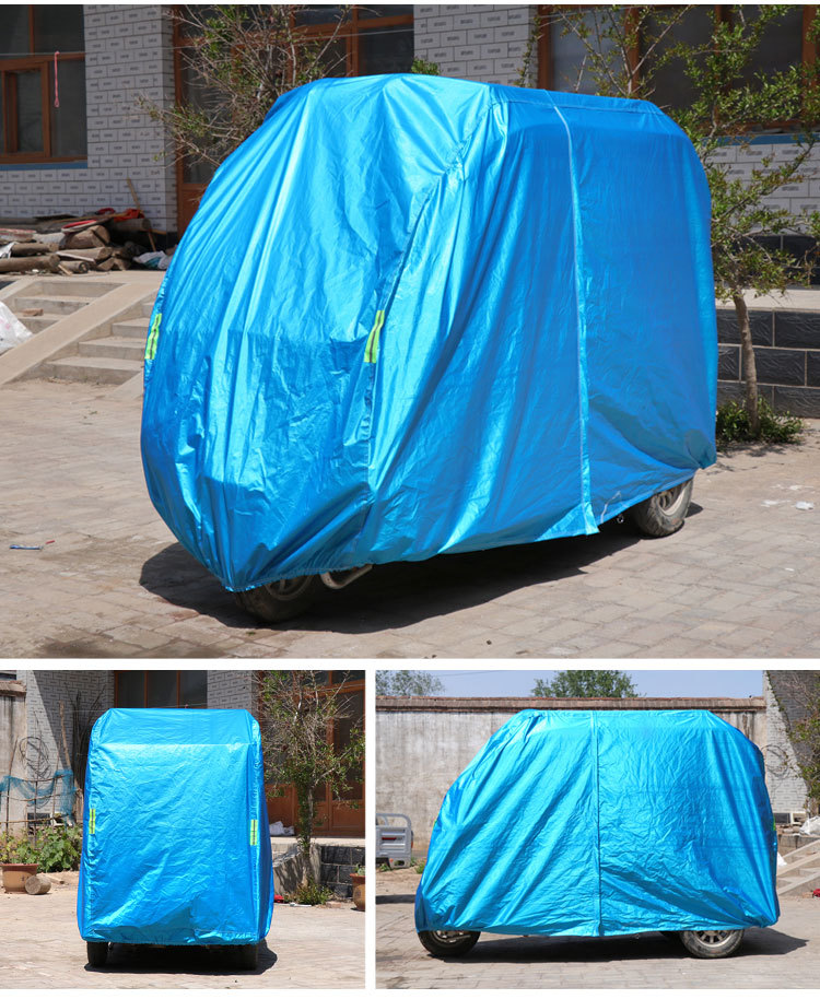 Fully enclosed electric motorcycle tricycle battery four-wheeler elderly scooter car cover rainproof and sunscreen sunshade cover