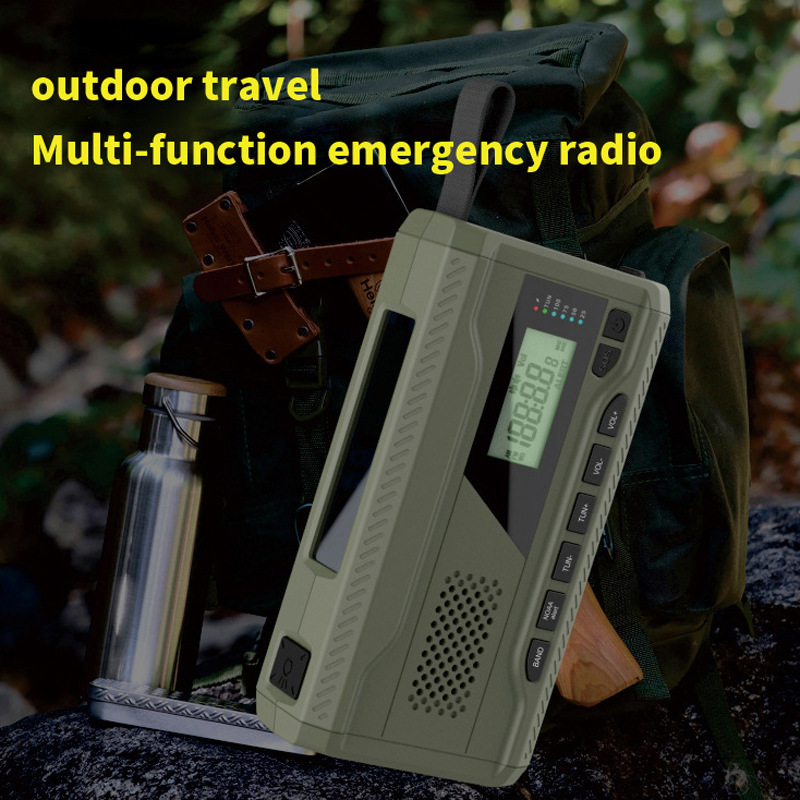 国境を越えて起爆した屋外bluetooth手回し太陽エネルギー緊急ラジオam/fm/dabラジオusb充電|undefined