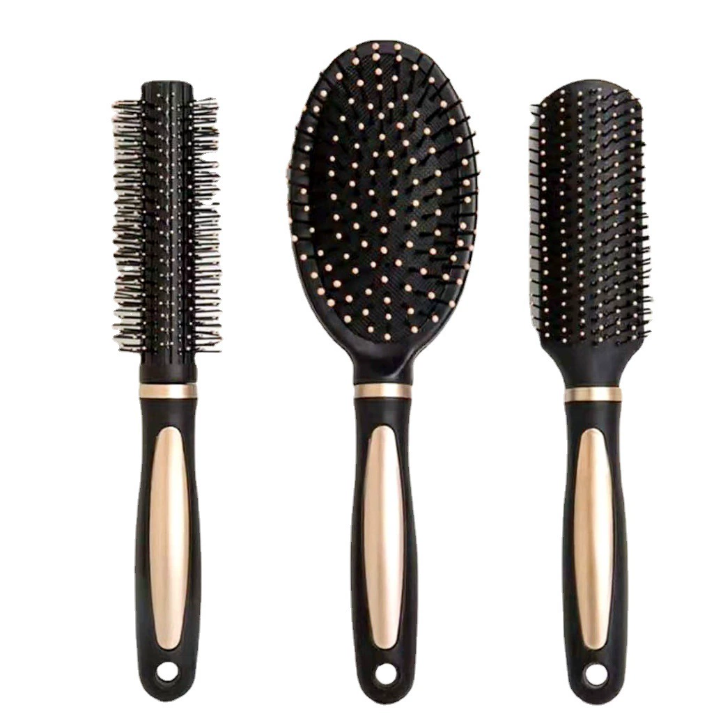 Curly brush for men and women, soft heel, air bag, cute round massager