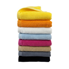 跨境毛巾全棉加厚120g素色吸水洗脸毛巾刺绣logo礼品外贸毛巾定制