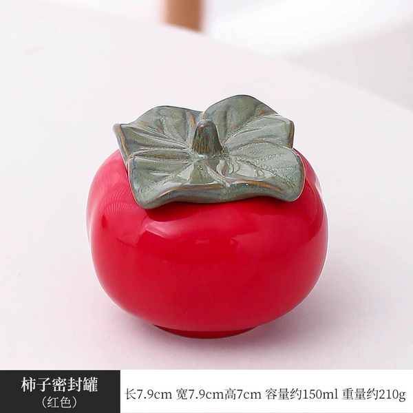 Flat bottom small persimmon-red upgraded version