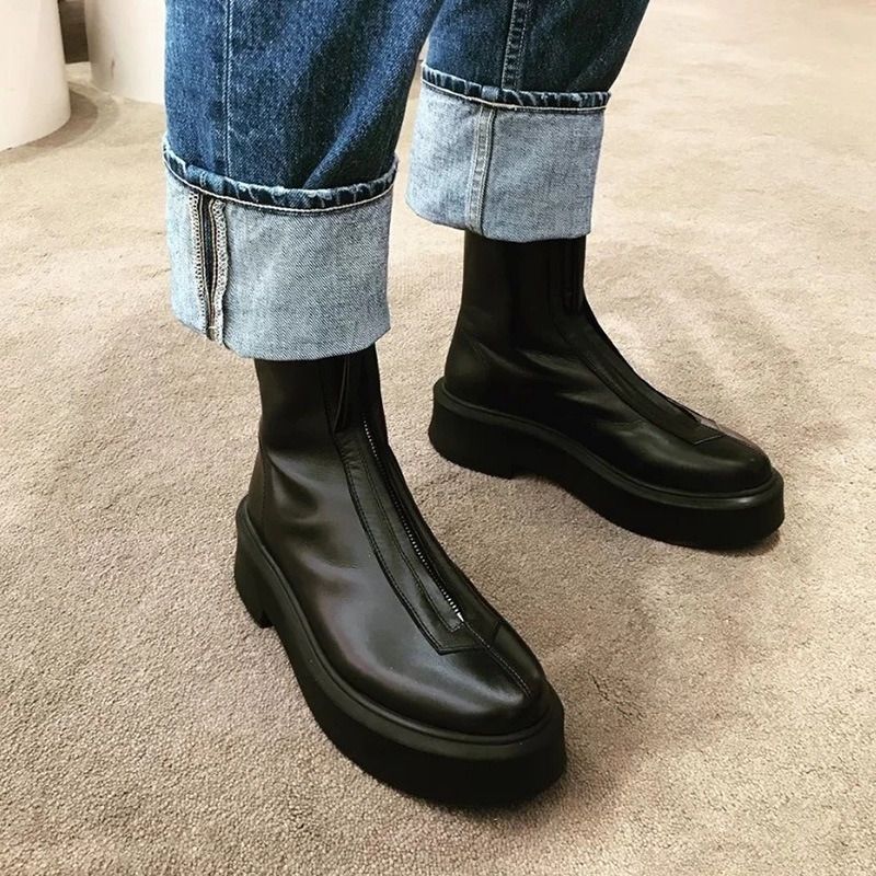 Spot 2025 low-tube inner heightening waterproof platform women's…
