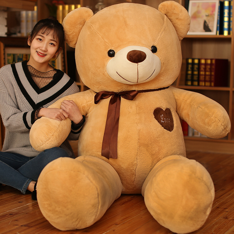 リボンテディベア人形ぬいぐるみハグベア人形枕布人形子供女の子クリエイティブギフト|undefined
