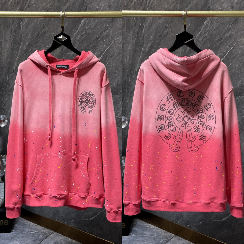 Chrome Heart Hoodie 克罗伈十字架连帽卫衣跨境宽松男女拉链帽衫|undefined