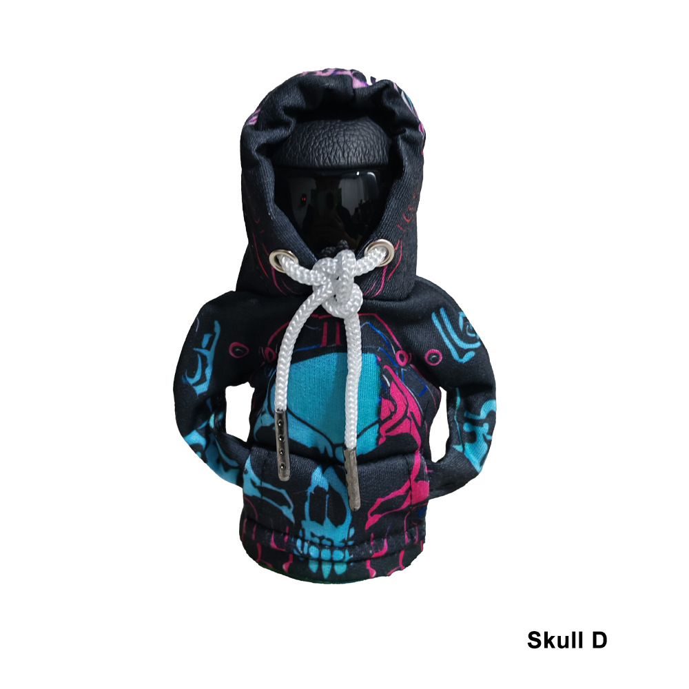 Source Factory Car Gear Shift Lever Hooded Skull Interior Decoration Accessories Gear Dust Cover Shift Lever Car Accessory