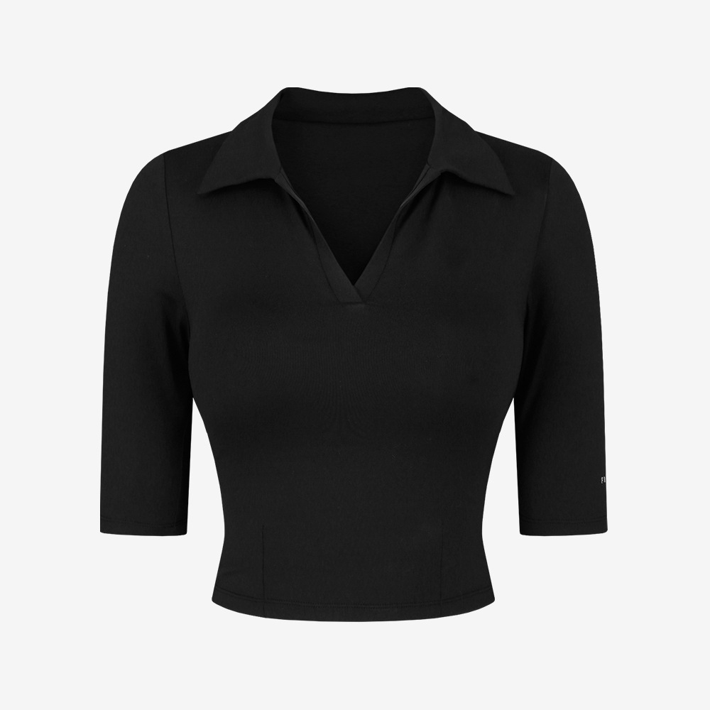 Summer Yoga Clothes Women's Tops Short Slim Polo Shirt Lapel Fitness Tops Sports T-shirt Women's Short Sleeves